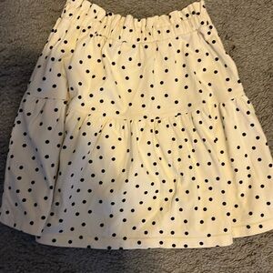 Zara girls polka dot skirt